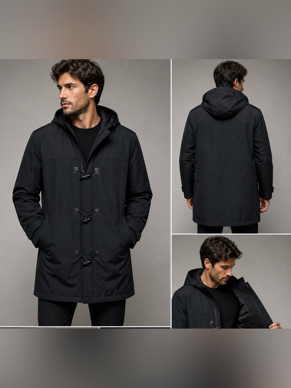 Boss Hugo Boss Rain Repellent Hooded Coat